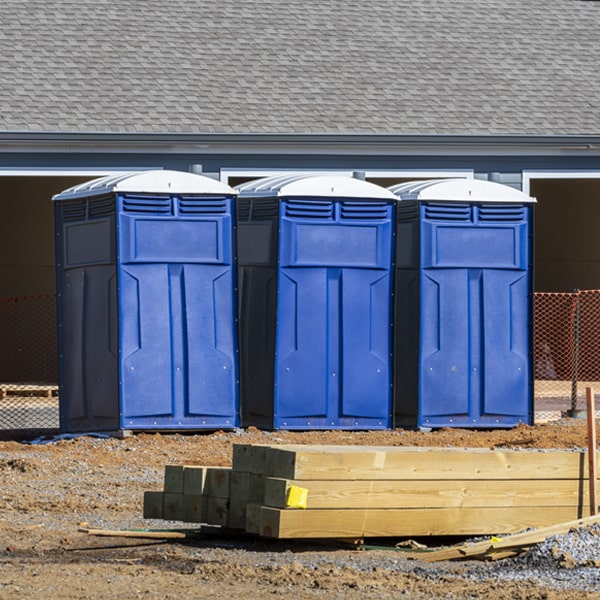 how do you ensure the portable restrooms are secure and safe from vandalism during an event in Clutier IA